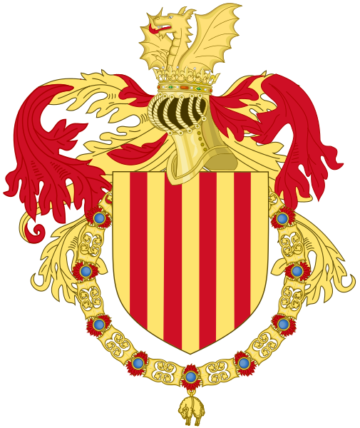 File:Arms of Aragonese Monarchs, 16th-19th centuries (Golden Fleece).svg