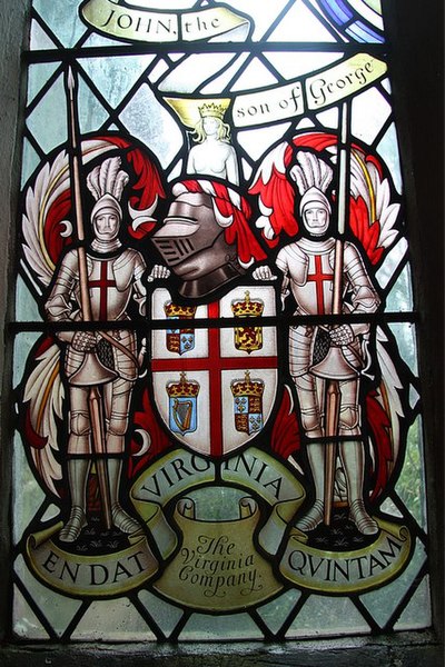 The coat of arms of the London Company.