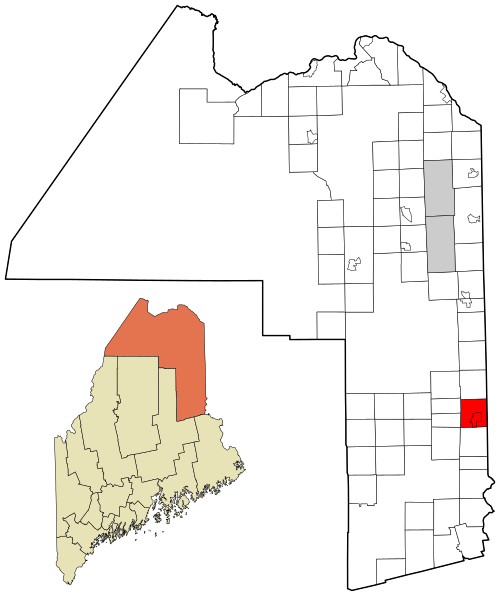 Location of Houlton, Maine