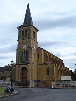 Artaix (Saône-et-Loire, Fr), l'église.JPG