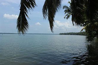 Astamudi Lake Near Veerabhadra Swami Temple Astamudi Lake Kerala.jpg