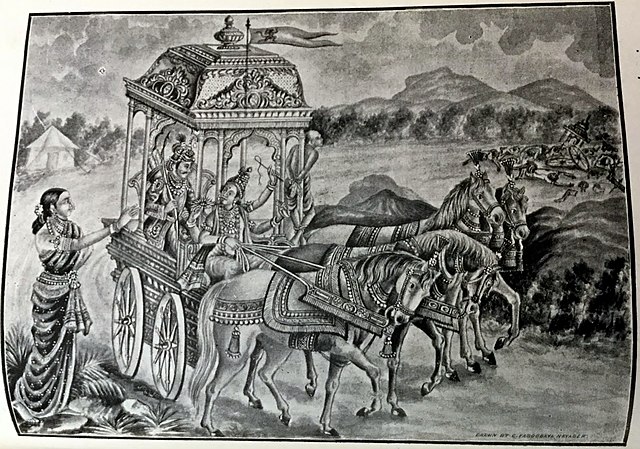 Ashwattama gets arrested and is brought to Draupadi by Arjuna.