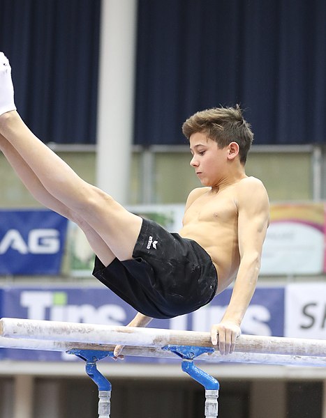 File:Austrian Future Cup 2018-11-23 Training Afternoon Parallel bars (Martin Rulsch) 0663.jpg