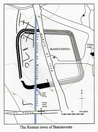 <span class="mw-page-title-main">Bannaventa</span> Settlement in Northamptonshire, England