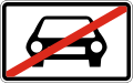 Т7 A road vehicle to which the effect of the traffic sign does not apply