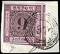 9 kr pink used on fragment.