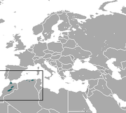 Aire de répartition du Macaque de Barbarie