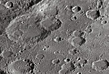 Barocius crater and its satellite craters taken from Earth in 2012 at the University of Hertfordshire's Bayfordbury Observatory with the telescopes Meade LX200 14" and Lumenera Skynyx 2-1 Barocius lunar crater map.jpg