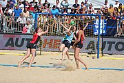 Deutsch: Deutsche Beachhandball-Meisterschaften 2022; Tag 3: 7. August 2022 – Frauen,Finale, Beach Bazis Schleissheim – Minga Turtles Ismaning 2:1 (20:26, 24:20, 8:6) English: German Beach handball Championships; Day 3: 7 August 2022 – Women Final – Beach Bazis Schleissheim Vs Minga Turtles Ismaning 2:1 (20:26, 24:20, 8:6)