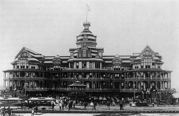 The Beach Hotel, a famous 19th century Galveston resort