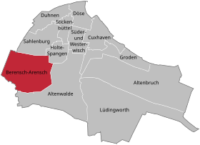 Arensch'in konumu