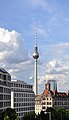 Berlin Blick vom Spittelmarkt zum Fernsehturm.jpg
