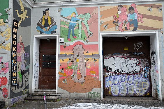 Two doors in Berlin-Kreuzberg