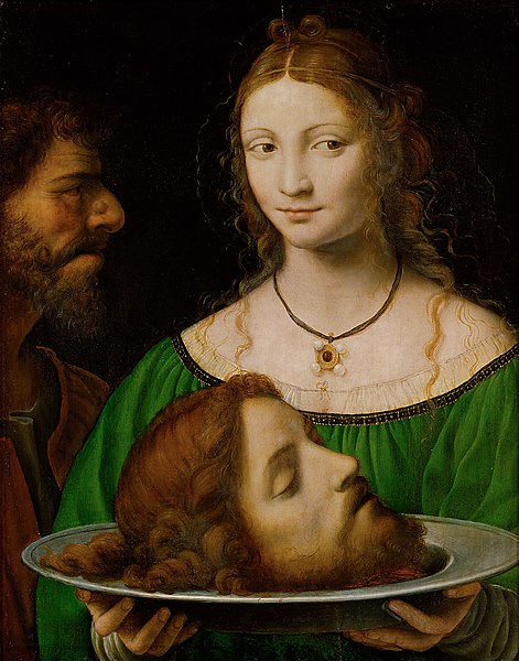 File:Bernardino Luini, , Kunsthistorisches Museum Wien, Gemäldegalerie - Salome mit dem Haupt Johannes d. Täufers - GG 190 - Kunsthistorisches Museum.jpg