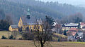 Sachgesamtheit Dorfkirche und Kirchhof Hinterhermsdorf mit mehreren Einzeldenkmalen sowie Kirchhof als Sachgesamtheitsteil