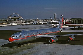 Un Boeing 707 de la compagnie American Airlines, similaire à celui impliqué dans l'accident.