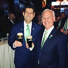 Bradley Byrne with Paul Ryan in 2018 on St. Patrick's Day Bradley Byrne with Paul Ryan.jpg