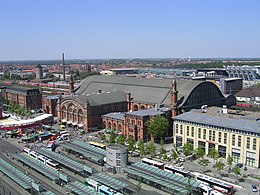 Bremen Bahnhof Vedere aeriană 01.JPG