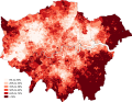 London (45.5% White British)
