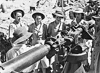 Members of the Australian Women's Army Service receiving instruction in advanced training of instrument operators in 1942 Buckland, WA. 1942-11-24. Members of the Australian Women's Army Service receiving instruction in advanced training of instrument operators November 1942 AWM 028900.jpg