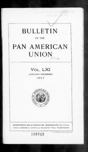 Fayl:Bulletin Of The Pan American Union 1927-01- Vol 61 Iss 1 (IA sim bulletin-of-the-pan-american-union 1927-01 61 1).pdf üçün miniatür