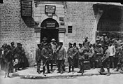 Soldats allemands en transit à Alep, été 1917