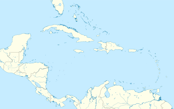 法兰西堡在加勒比海的位置