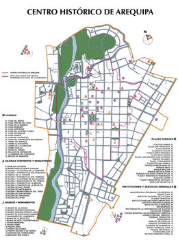 Map of the historical centre Centro Historico de la ciudad de Arequipa (mapa).png