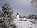 crkva pod snijegom