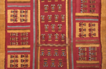 Chancay textile with flying condors, 1200-1400 AD Chancay Sleeved Tunic with Flying Condors.png