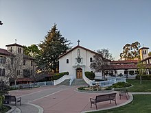 Dominican Convent of the Holy Rosary. Chapel Courtyard of the Dominican Convent of Mission San Jose 4932.jpg