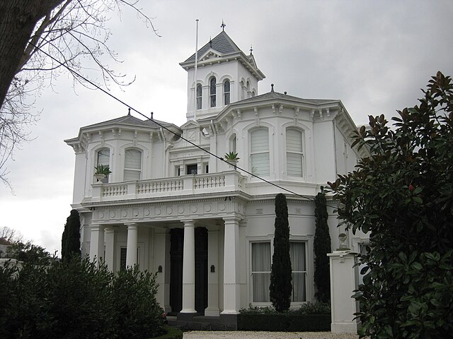 "Chastelton", characteristic of many 1880s Victorian houses built in the area