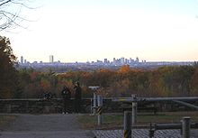 View of Boston skyline from Chickatawbut Road, Quincy Chickatawbut Road Quincy MA.jpg