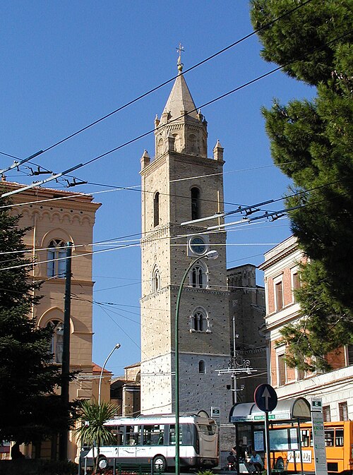 The bell tower of the Cathedral of Chieti