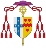 Coat of Arms of Monsignor Keith Newton as Ordinary of the Personal Ordinariate of Our Lady of Walsingham.png