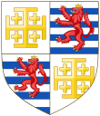 Coat of Arms of the House of Lusignan (Kings of Cyprus and Jerusalem).svg
