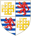 Coat of Arms of the House of Lusignan (Kings of Cyprus and Jerusalem).svg