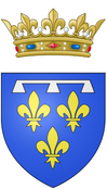 Coat of arms of Gaston, Duke of Orléans.png