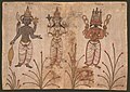 Illustration of the three main deities of Hinduism.
