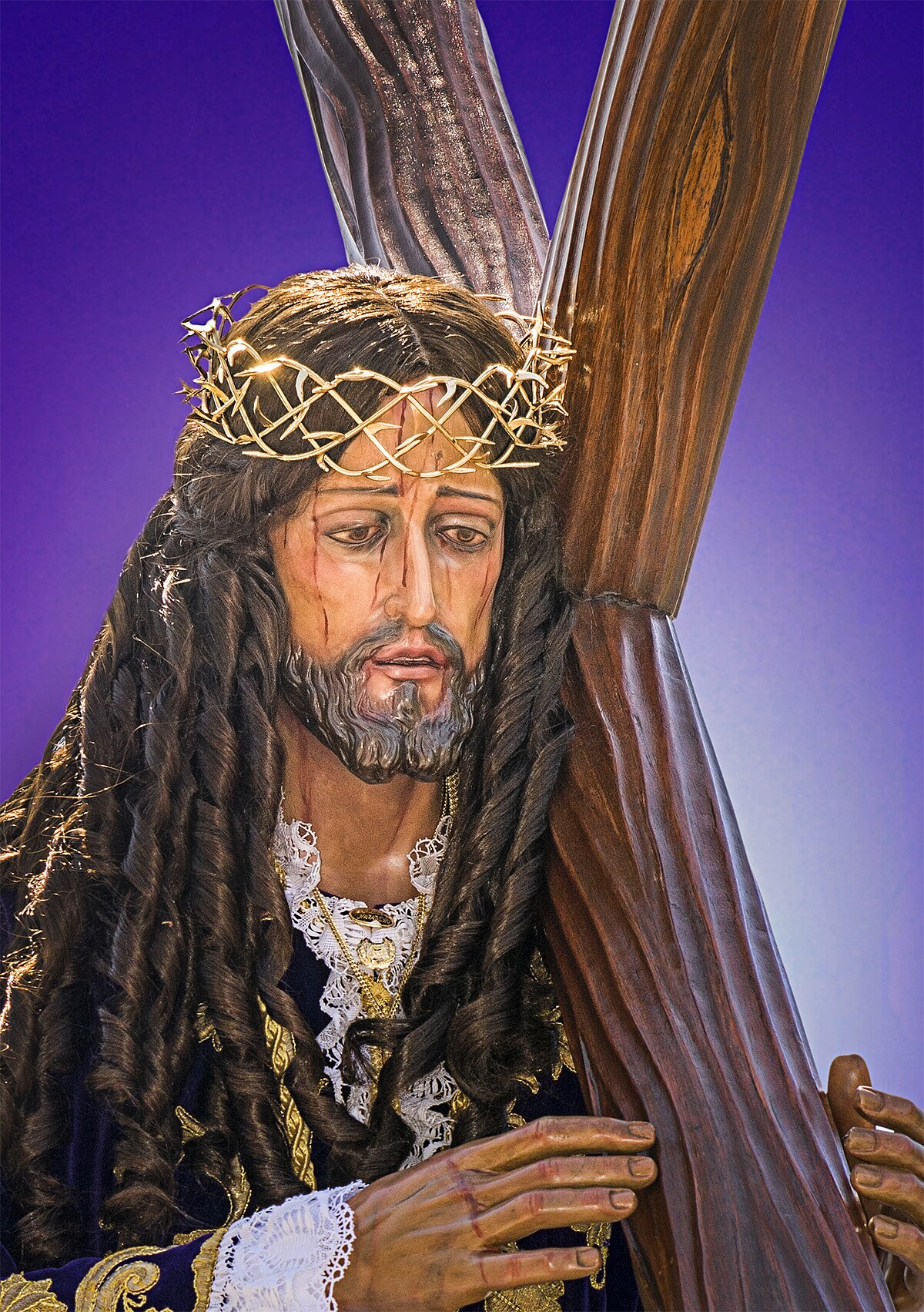 File:Cofradía Nuestro Padre Jesús Nazareno Santo Sepulcro y María Santísima  del Mayor Dolor de Coí - Wikimedia Commons