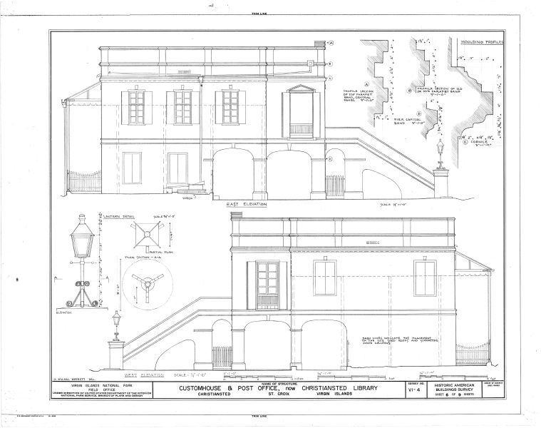 File:Customhouse and Post Office, Christiansted Warf Square vicinity, Christiansted, St. Croix, VI HABS VI,1-CHRIS,3- (sheet 6 of 9).png