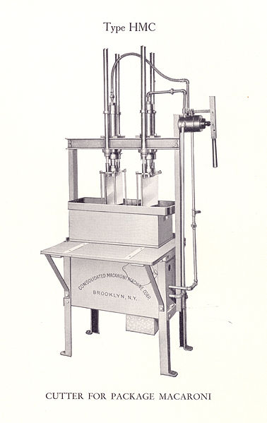 File:Cutter for Package Macaroni (Type HMC) built by Consolidated Macaroni Machine Corporation 001.jpg