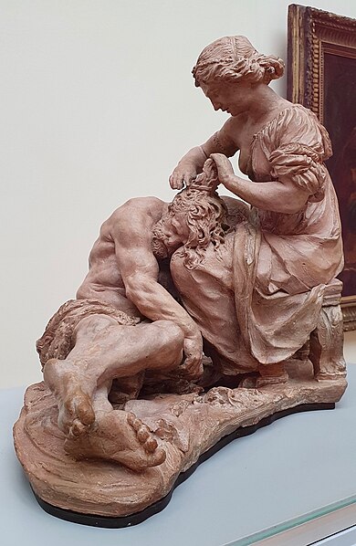 File:Dalila cutting Samson's hair by Artus Quellinus the Elder-Bode Museum.jpg