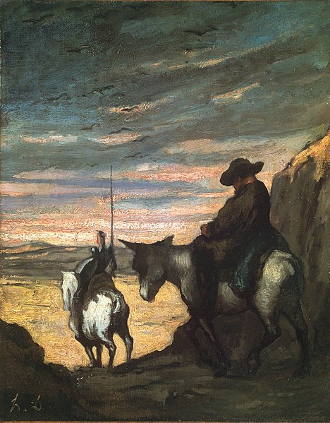 File:Daumier - Don Quixote et Sancho Panza, 1866-1868.jpg