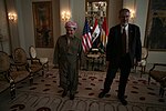 Thumbnail for File:David Addington and KRG President Massoud Barzani in Irbil, Iraq (18606591541).jpg