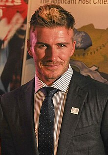 David Beckham, described as "the biggest metrosexual in Britain" in Simpson's 2002 article that led to the term's popularity David Beckham 2009.jpg