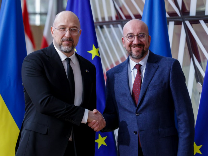 File:Denys Shmyhal met with President of the European Council Charles Michel - 2024 (IMG 9004) (cropped).png