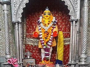 Dhameswar Mahaprabhu in Dhameswar Mahaprabhu temple (Cropped).jpg