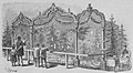 Die Gartenlaube (1886) b 317_4.jpg Webervögel-Voliéren Originalzeichnung von Gustav Zafaurek