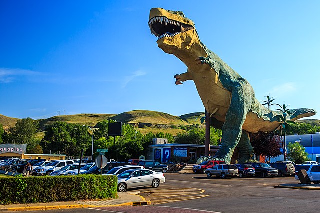 World's Largest Dinosaur, a roadside attraction in Drumheller, Alberta